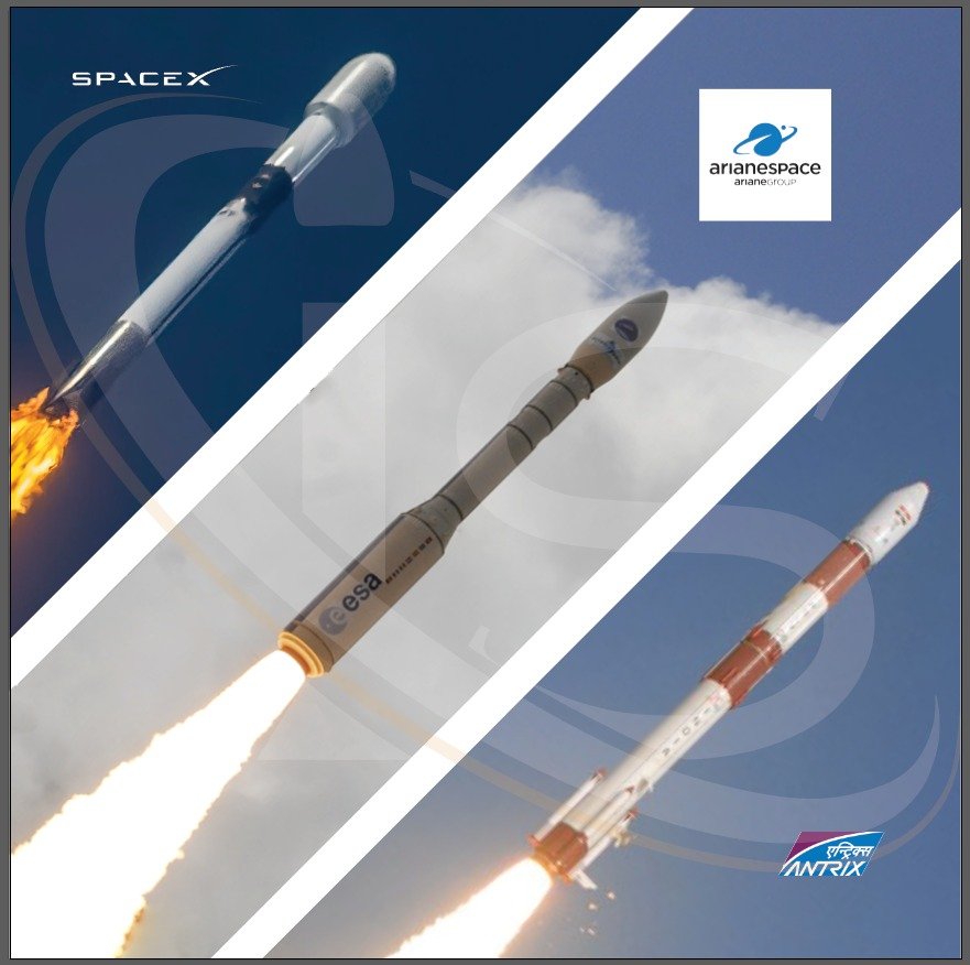 Falcon 9 vs Vega vs PSLV