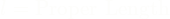 \[l = \text{Proper Length}\]