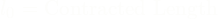 \[l_{0} = \text{Contracted Length}\]
