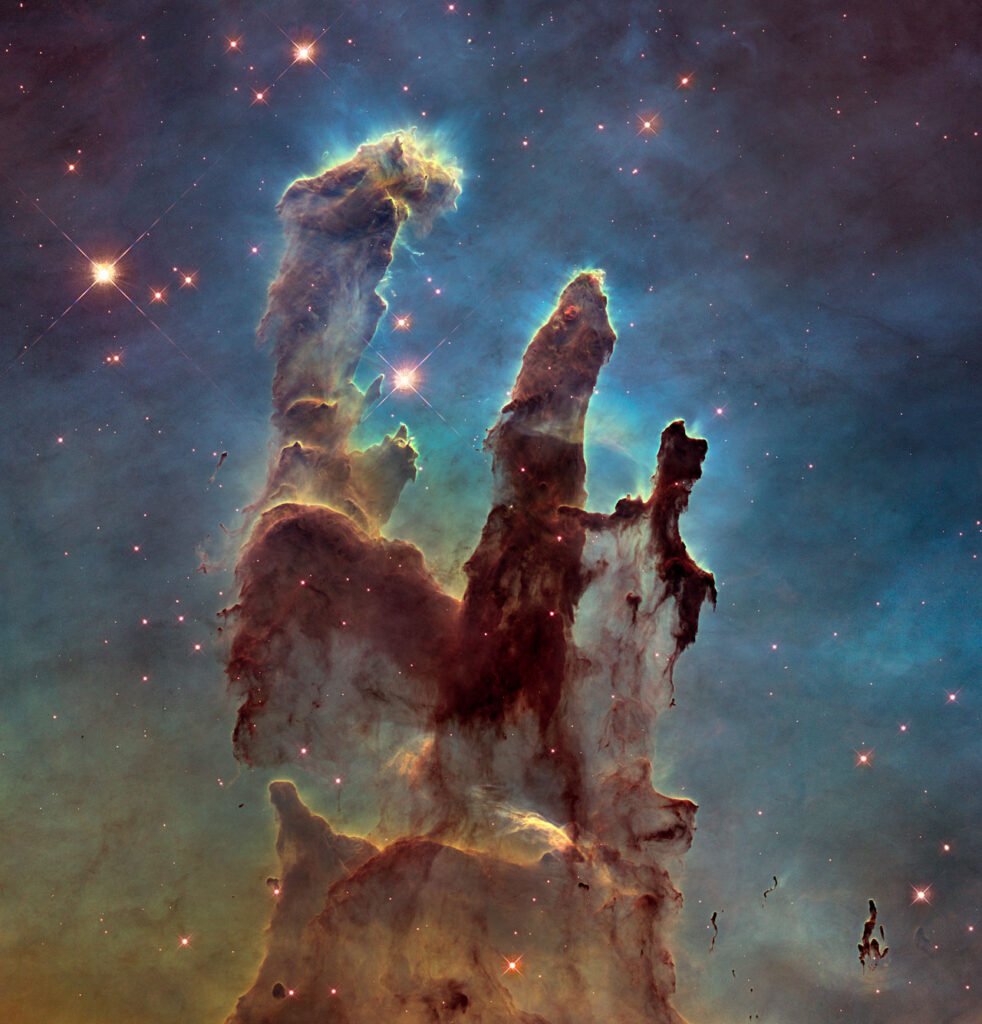 The Pillars of Creation satellite photos 2