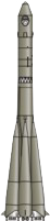 Image of the Voskhod rocket