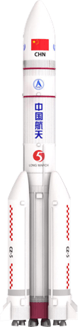 Image of the Long March 5B rocket