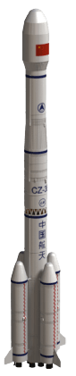 Image of the Long March 3B rocket
