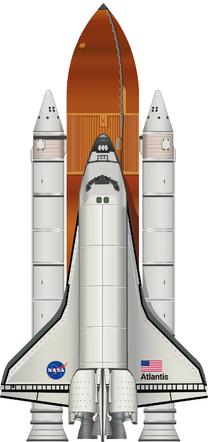NASA's Space Shuttle Atlantis vehicle