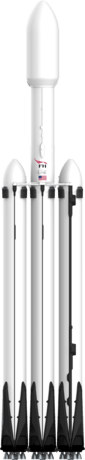 Image of the Falcon Heavy rocket