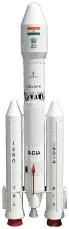 Image of the GSLV Mk III rocket
