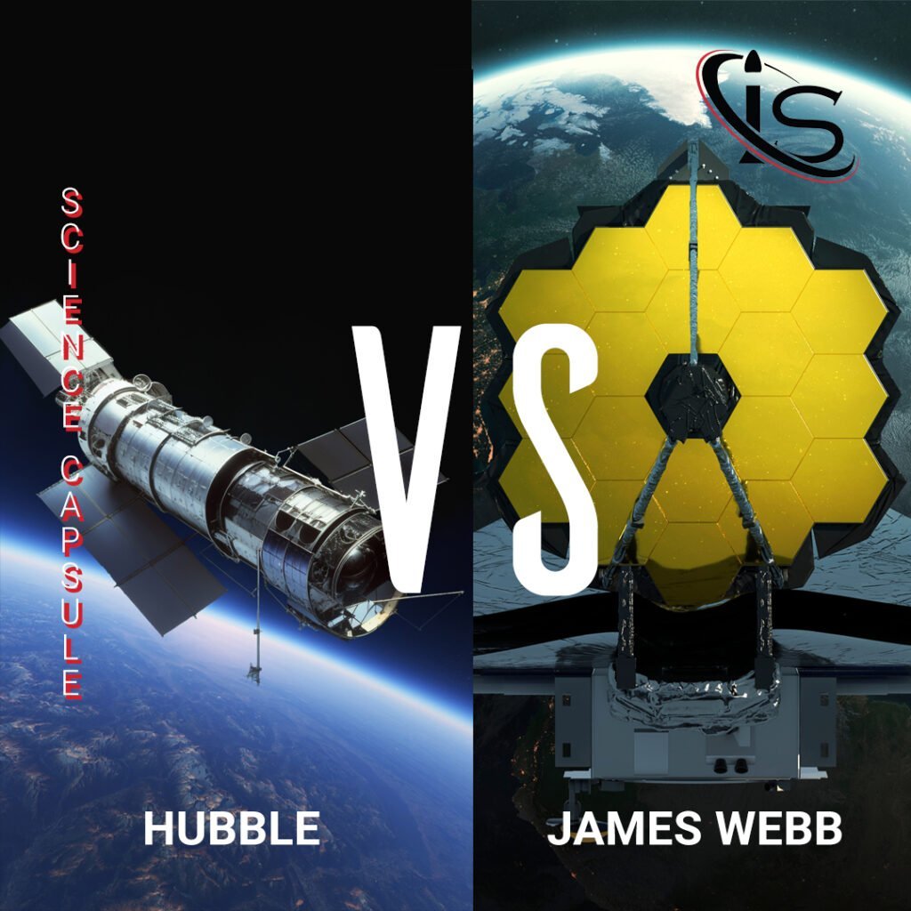 Hubble vs James Webb